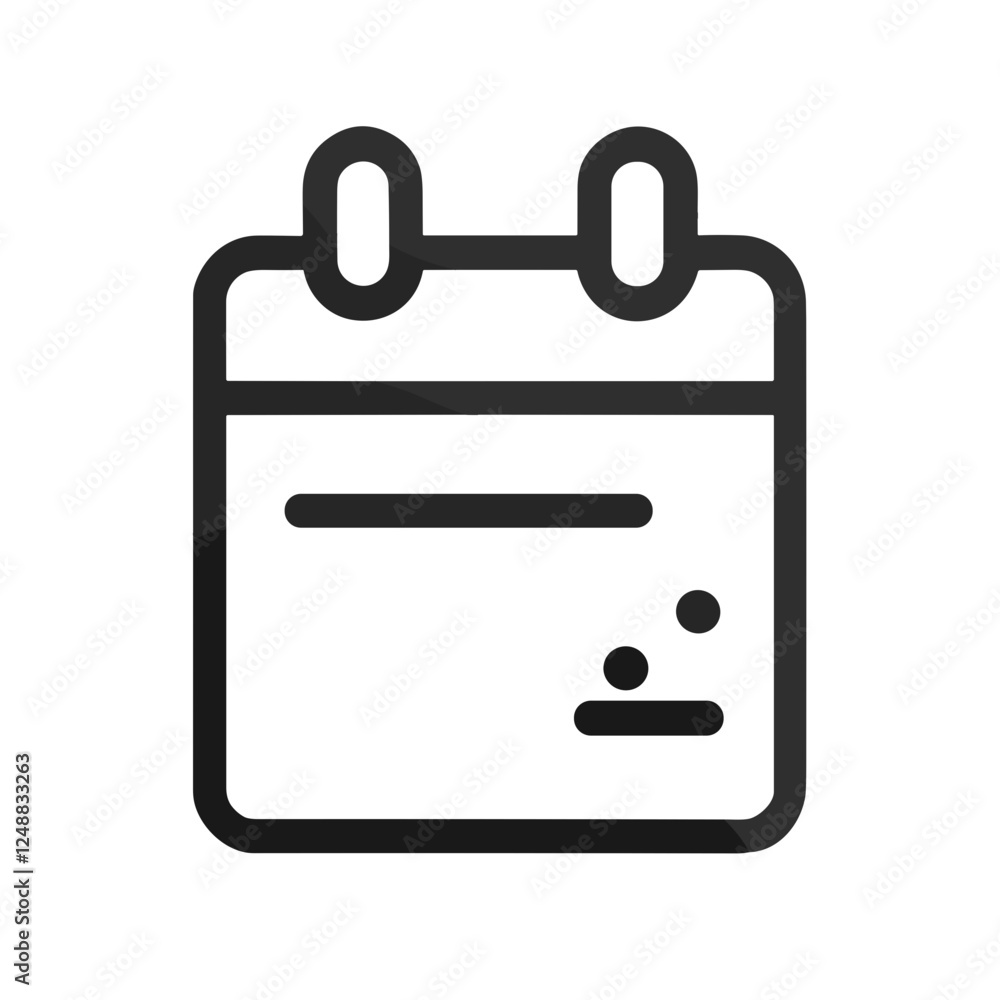Calendar icon for scheduling and time management Calendar icon for scheduling and time management