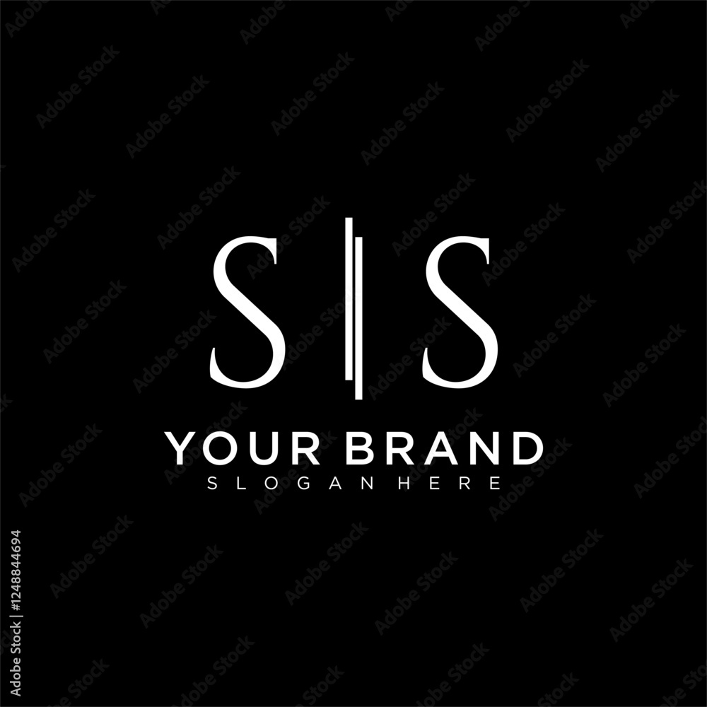 SS letter monogram logo with bussines style dsign SS letter monogram logo with bussines style dsign