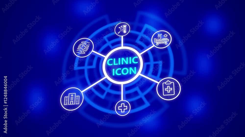 Digital health care icon , innovative healthcare and technology medical icons.Animated line clinical trial. Medical test. Data analysis.science lab. Digital health care icon , innovative healthcare and technology medical icons.Animated line clinical trial. Medical test. Data analysis.science lab.