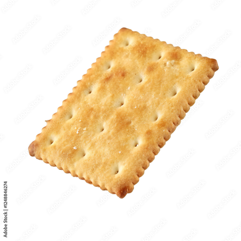 Crispy Saltine Crackers – Golden Baked Snack Isolated on Transparent Background Crispy Saltine Crackers – Golden Baked Snack Isolated on Transparent Background