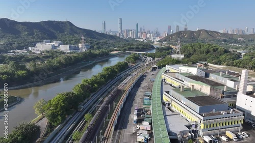 Discover Lo Wu near Sheung Shui Fanling Kwu Tong , the northernmost MTR transit railway station in Hong Kong, offering urban development and the Shenzhen River to Luohu Port in the Greater Bay Area photo