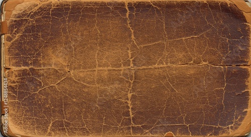 Aged Leather Texture Photograph of Old Book Cover for Vintage Design and Background Use