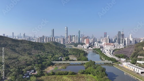 Discover Lo Wu near Sheung Shui Fanling Kwu Tong , the northernmost MTR transit railway station in Hong Kong, offering urban development and the Shenzhen River to Luohu Port in the Greater Bay Area photo