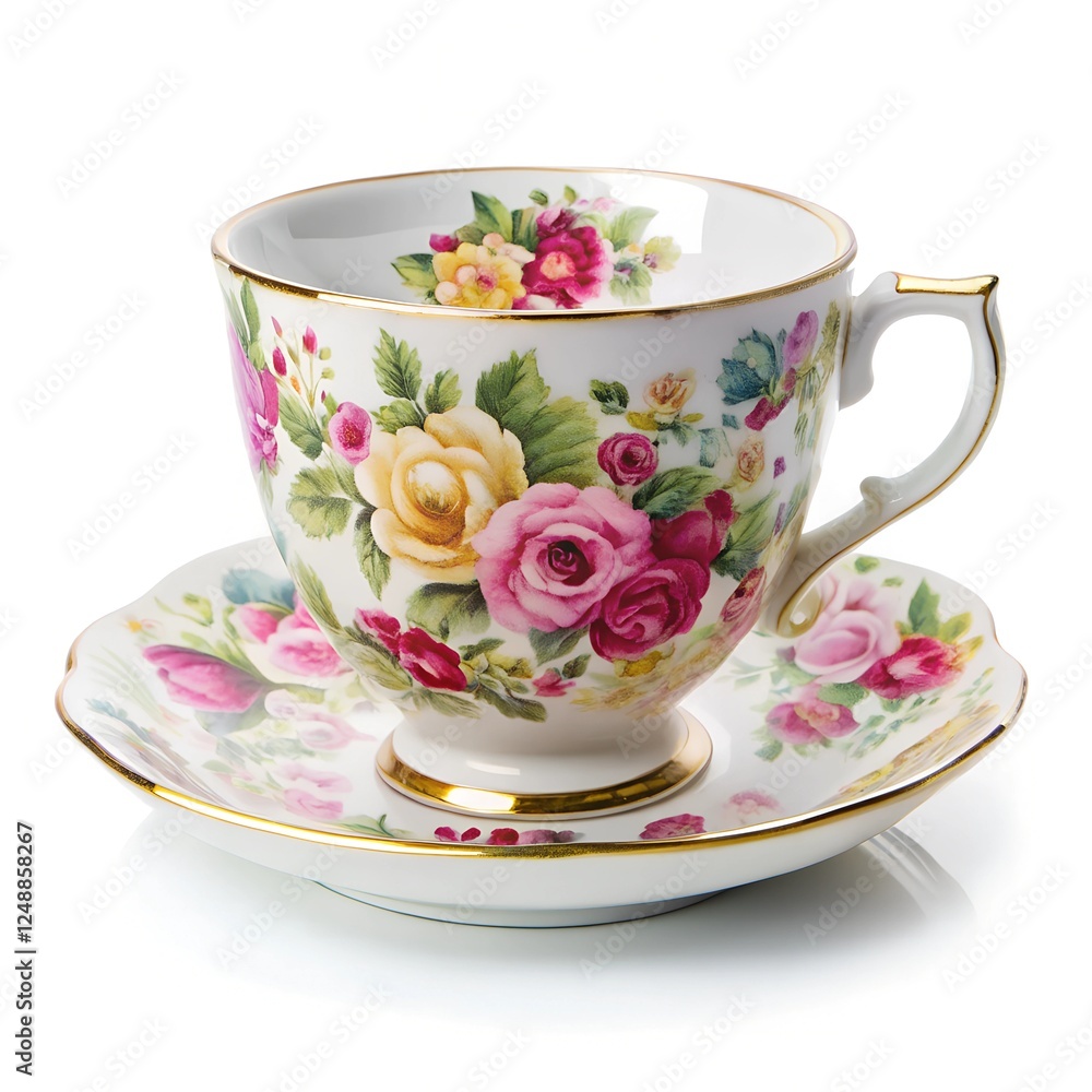 cup of tea and flowers cup of tea and flowers