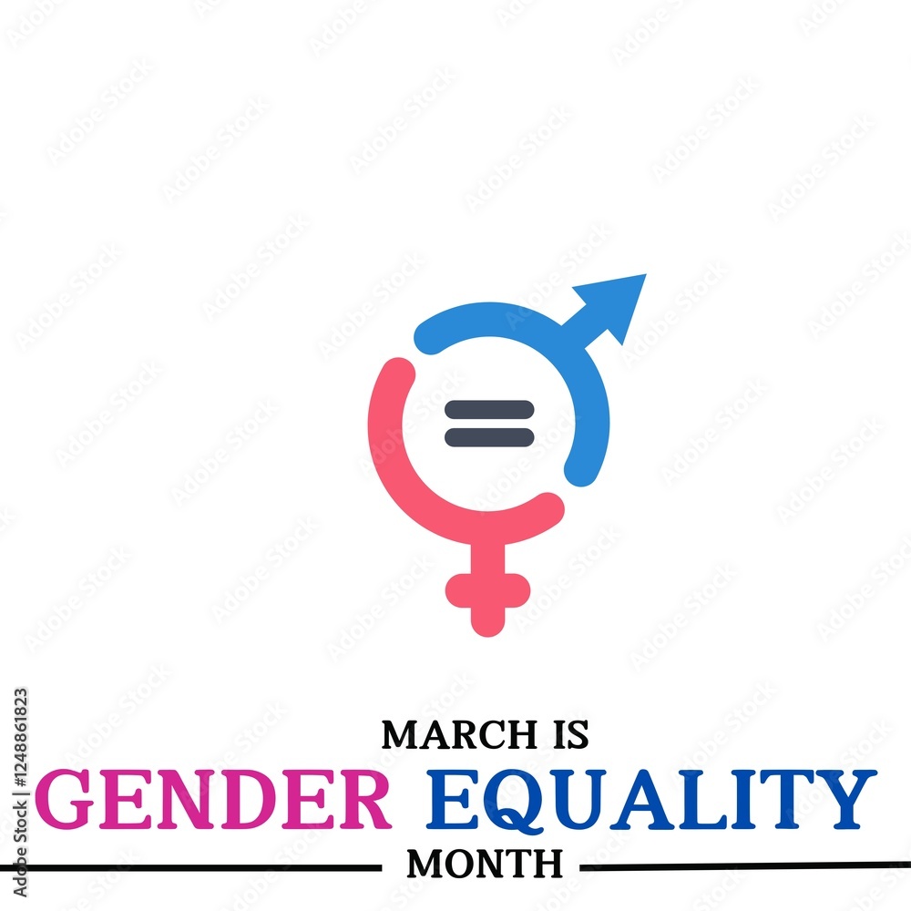 Obraz premium gender equality month