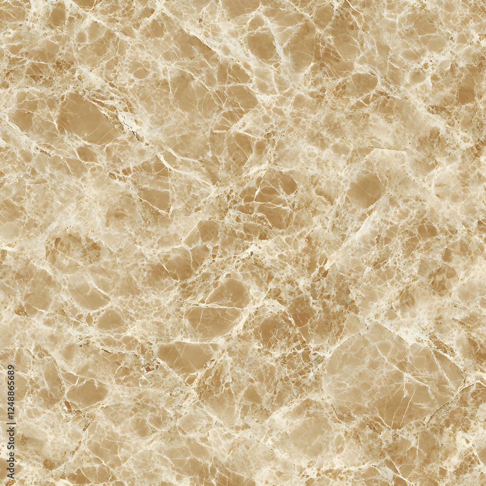 Intricate Veins in Beige Marble, A Detailed Depiction of Natural Stone Texture Ideal for Backgrounds and Surface Design Projects