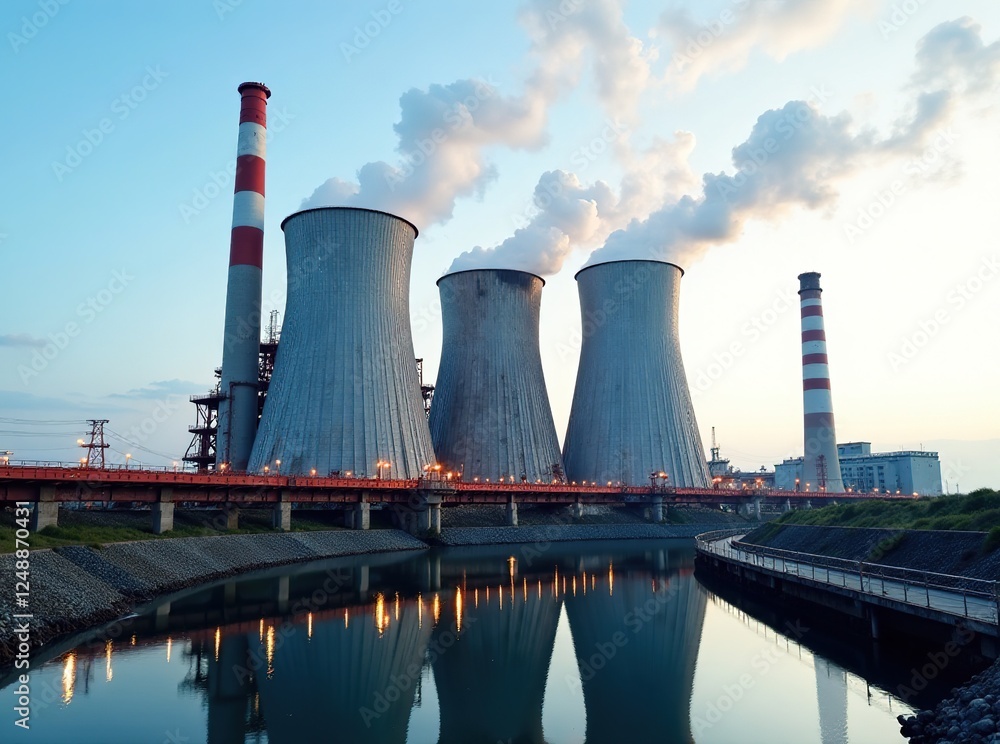 Modern Coal Power Plant - Striking Visuals Modern Coal Power Plant - Striking Visuals