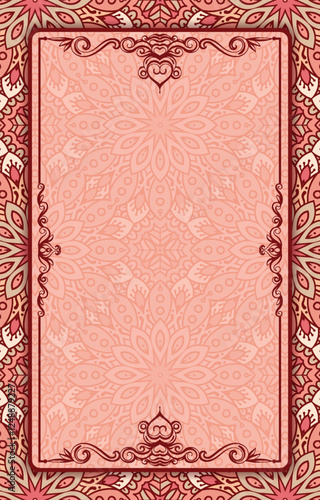Vintage background with frame and place for your text