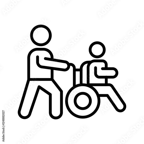 Assisted Living Vector Icon