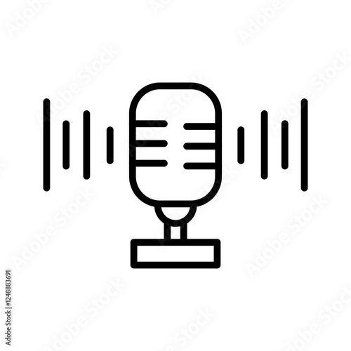 Microphone Vector Icon