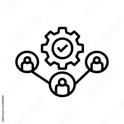 Social Interaction Vector Icon