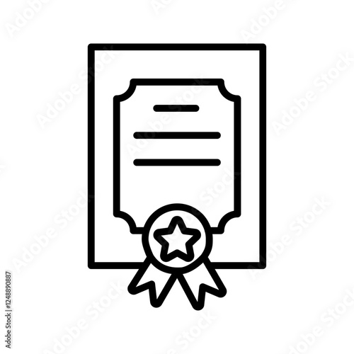 Diploma Vector Icon