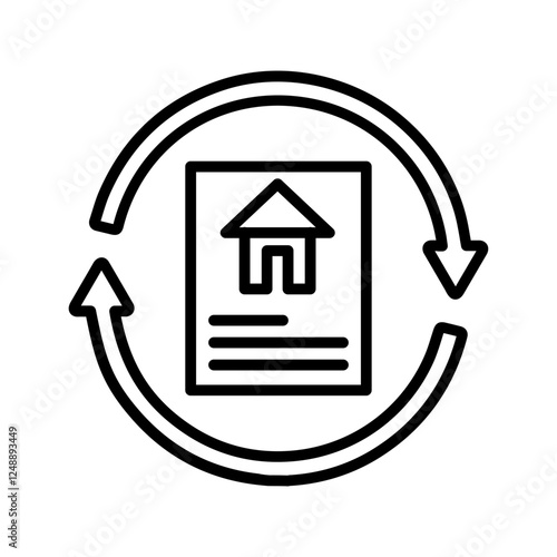 Lease Renewal Vector Icon