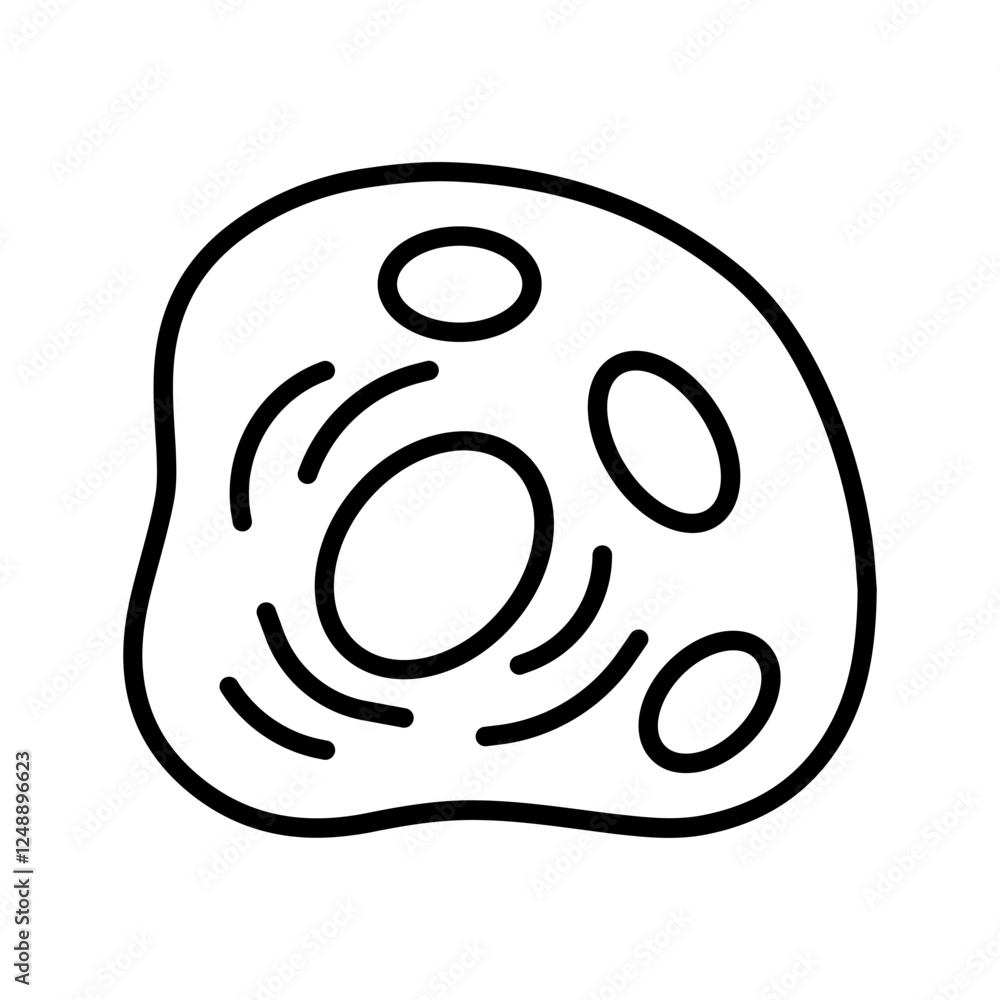 Fototapeta premium Human Cell Vector Icon