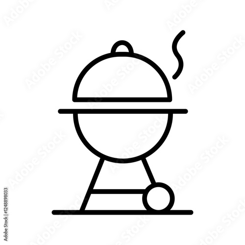 Labor Day Cookout Vector Icon