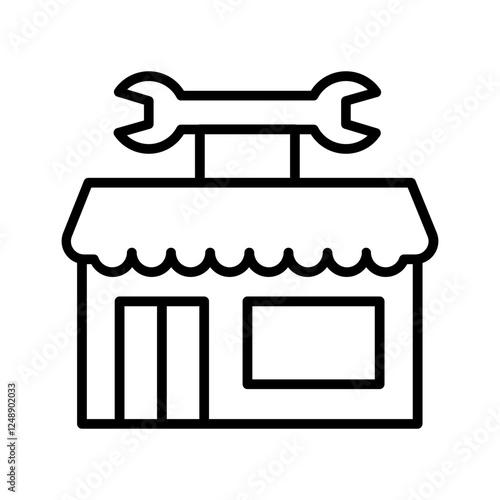 Electronics Shop Vector Icon