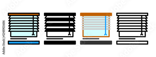 Set of Blinds Icon