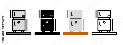 Set of Fridge Icon