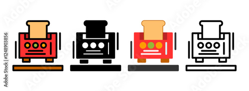 Set of Toaster Icon