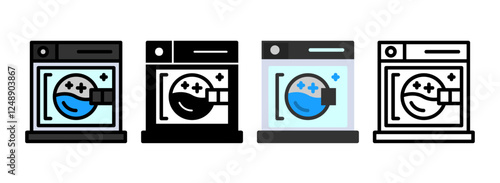 Set of Dryer Icon