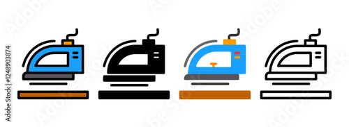Set of Iron Icon