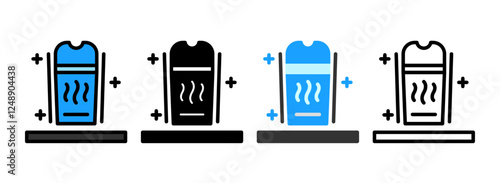 Set of Humidifier Icon