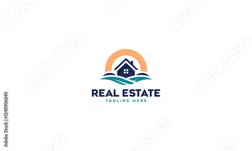 Elegant Residential Property Logos, Sophisticated Real Estate Branding