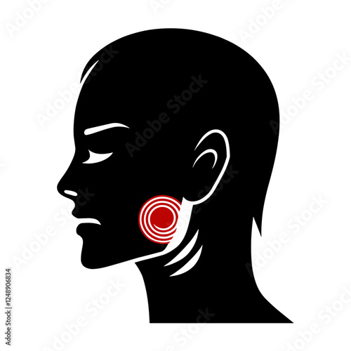 Jaw pain and TMJ disorder icon