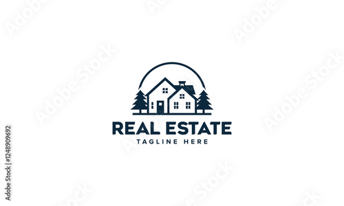 Innovative Real Estate Branding Logos, Creative Property Identity Sets