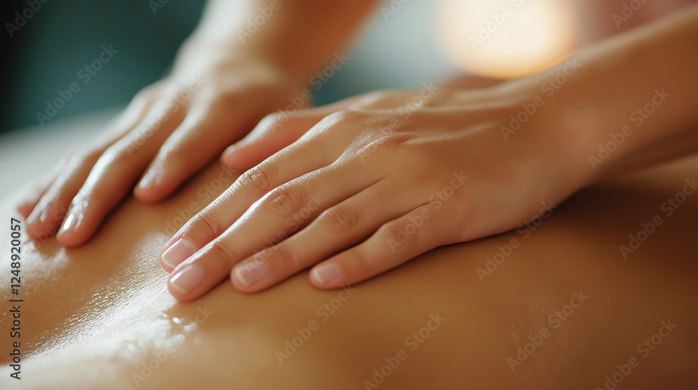 Naklejka premium massage