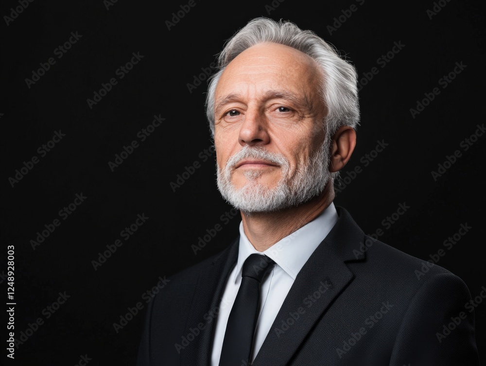 portrait of a senior businessman in a suit portrait of a senior businessman in a suit