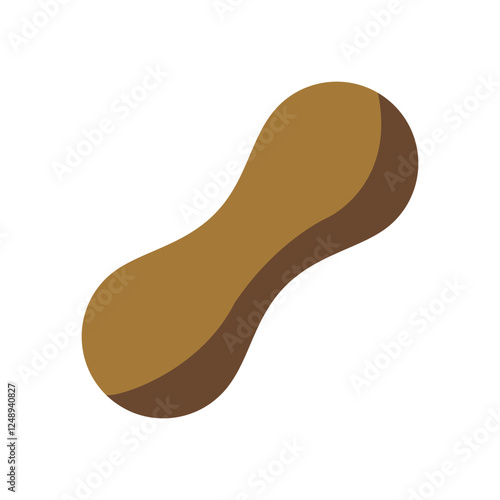 Peanut Flat Design Vector Illustration - Superfood & Vegan Protein Source