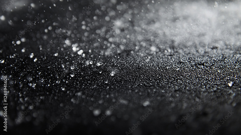 A black and white grainy, blurred surface A black and white grainy, blurred surface