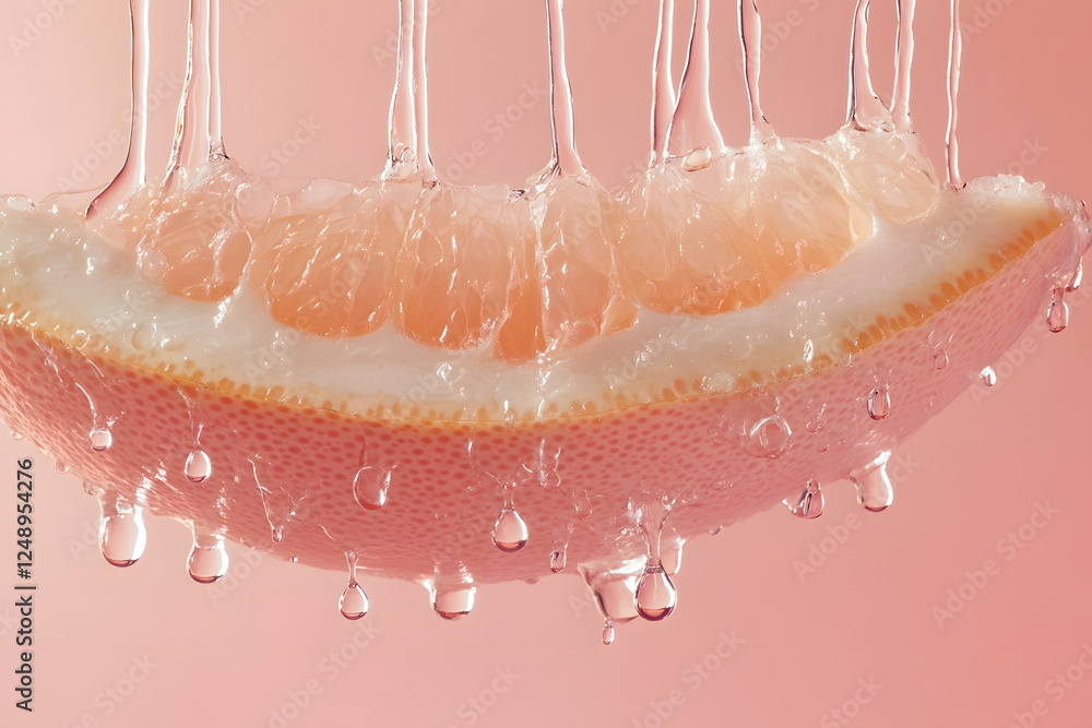 Fototapeta premium slice of grapefruit
