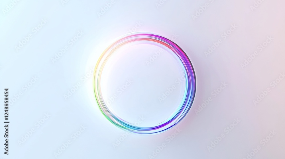 Abstract Rainbow Circle Design: A Vibrant and Colorful Circular Artwork Abstract Rainbow Circle Design: A Vibrant and Colorful Circular Artwork