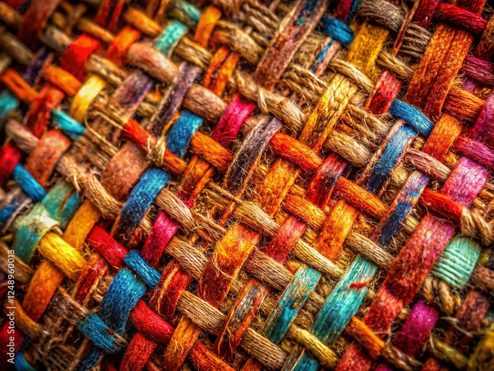 Aged Dirty Woven Fabric Texture Background - Grunge Textile Detail Aged Dirty Woven Fabric Texture Background - Grunge Textile Detail