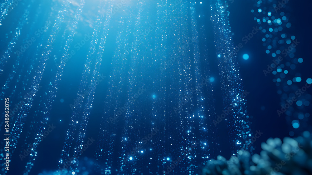 Underwater NFT gallery with digital art projected onto the ocean floor, showcasing immersive, high-tech displays in a submerged artistic space.
Underwater NFT gallery with digital art projected onto the ocean floor, showcasing immersive, high-tech displays in a submerged artistic space.