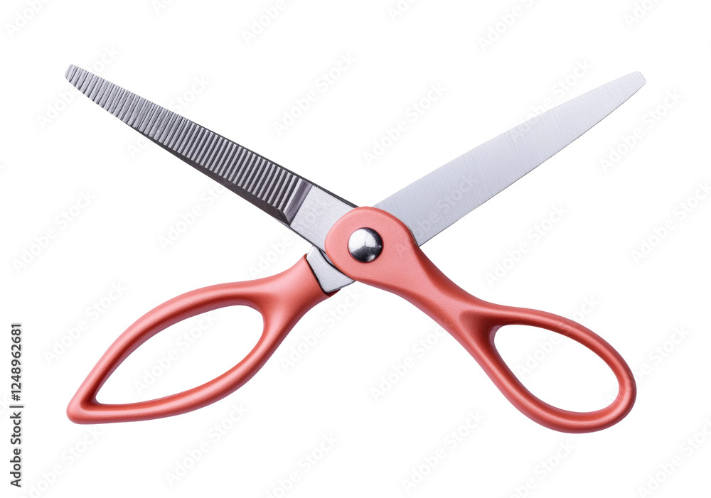 Cutting techniques with scissors home workspace tools isolated on transparent background Cutting techniques with scissors home workspace tools isolated on transparent background