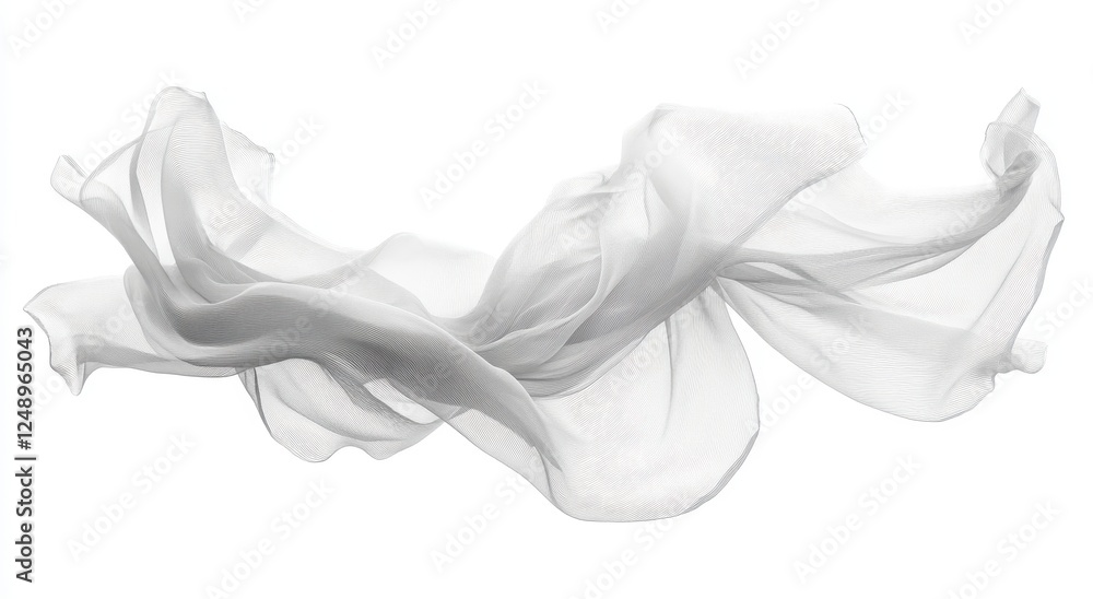 Abstract monochrome design, flowing fabric, soft light, white gray color palette, elegant movement, dynamic form, textile, texture, ripple, pattern Abstract monochrome design, flowing fabric, soft light, white gray color palette, elegant movement, dynamic form, textile, texture, ripple, pattern