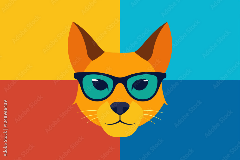 Obraz premium vector illustration of a funny face