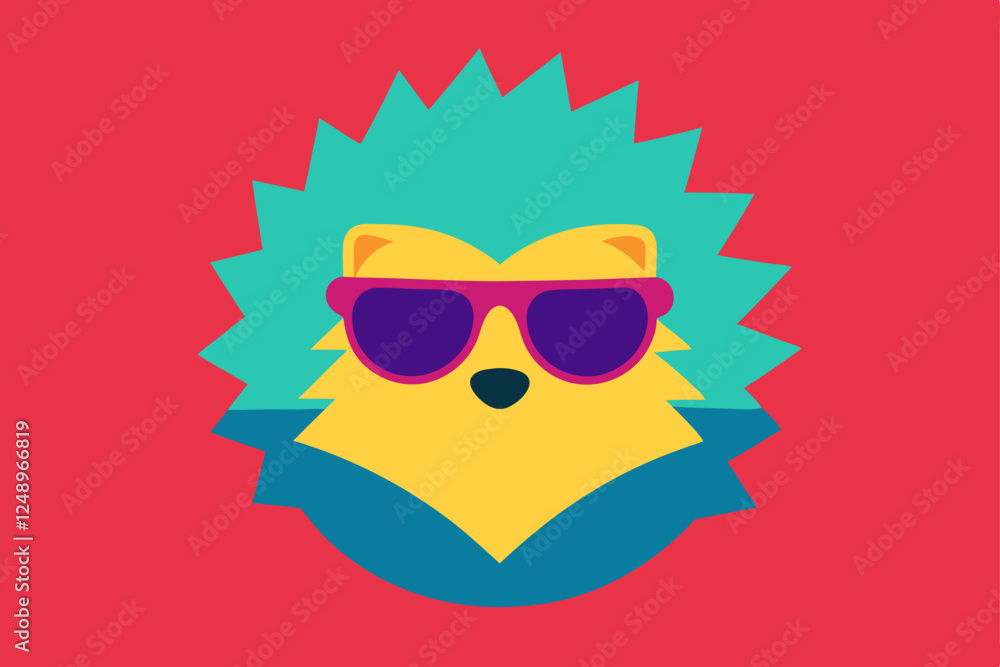 sun with sunglasses sun with sunglasses