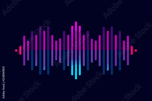 abstract equalizer background