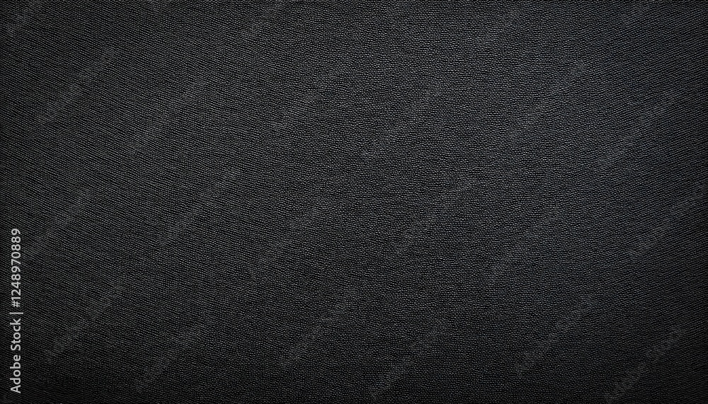 Fototapeta premium textured black fabric background for minimalist design, dark canvas texture for overlay, mockup, or graphic use