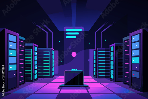 computer network server room