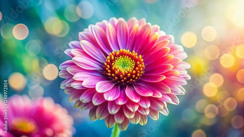 Blurred Flower Background with Copy Space: Soft Focus Floral Image for Design Projects