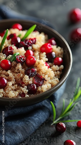 Quinoa Salad with Cranberries - Healthy and Delicious photo