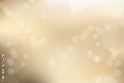 Golden luxury bokeh soft light abstract background, Vector eps 10 illustration bokeh particles, Background decoration