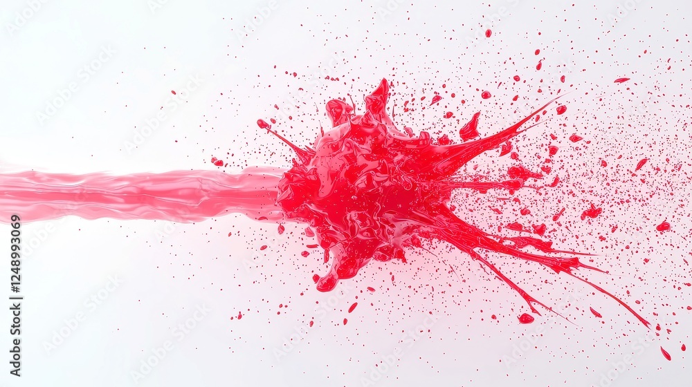 Futuristic energy weapon detonation, vibrant bursts of color and light, dynamic energy waves radiating outward, isolated against a clean white backdrop, captivating visual impact. Futuristic energy weapon detonation, vibrant bursts of color and light, dynamic energy waves radiating outward, isolated against a clean white backdrop, captivating visual impact.