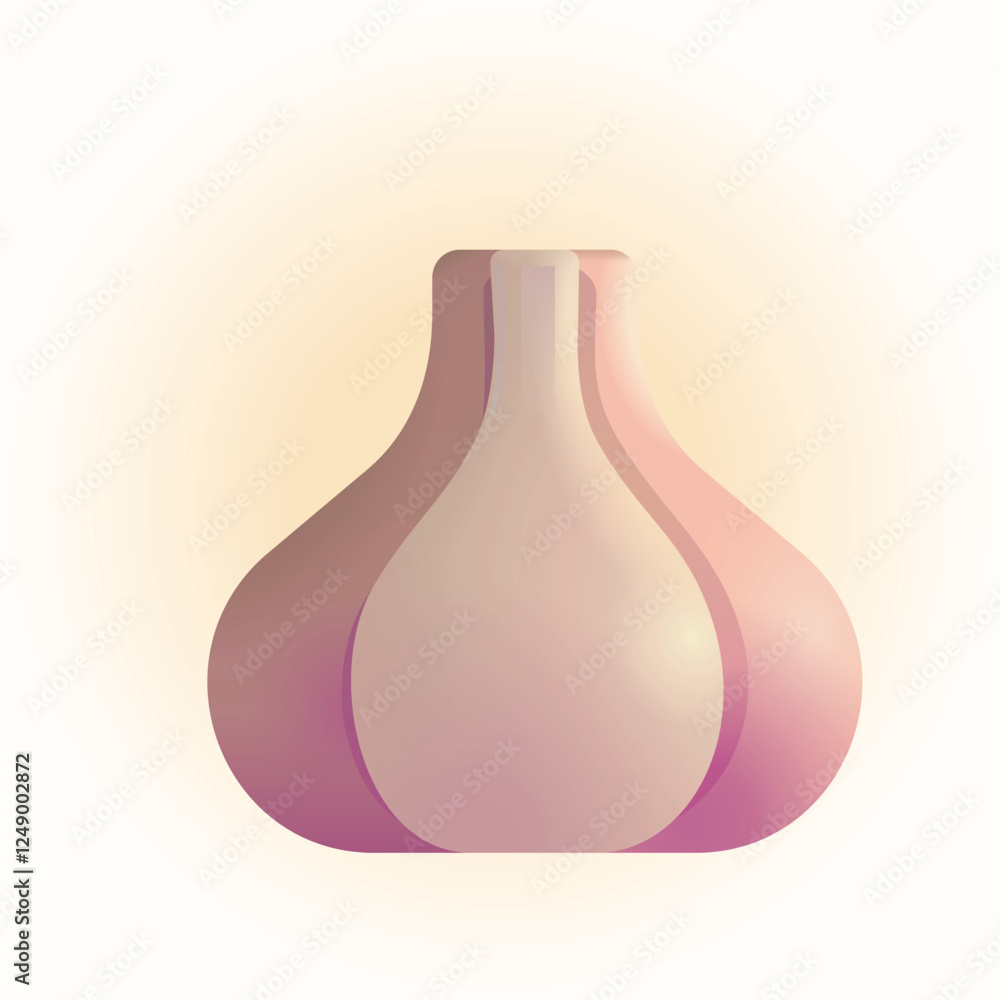 Garlic Vector Icon - Isolated Garlic Emoji Illustration in Flat Style Garlic Vector Icon - Isolated Garlic Emoji Illustration in Flat Style
