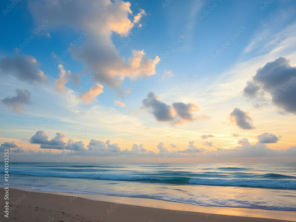 Obraz premium sunset on the beach